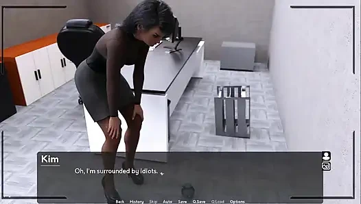 Külotlu çorap: çalışanlar patronlarına kızgın, çünkü hepsini sikiyor bölüm 8