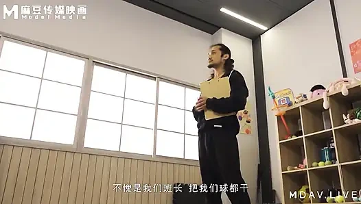 Mdhs-0005 Madou Lise / seks Fiziksel Fitness! 1v1 okul sonrası öğretmenlik!