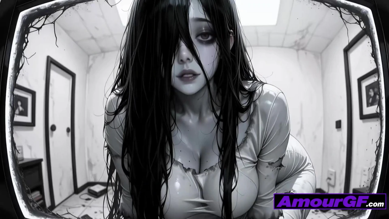 AI nightmare babe milks every inch, cock explodes hard & covers her face in sticky cum