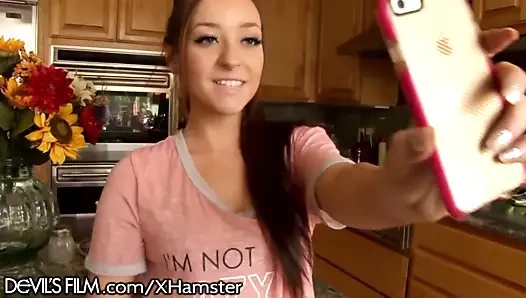 DevilsFilm Babysitter Caught Rubbing one Out