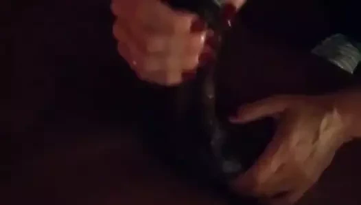 Olgun sürtük milks dev siyah horoz