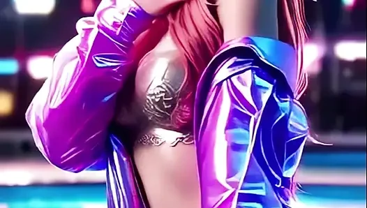 Ahri'nin şımarık dansı (sistar - çok havalı) lol 3d dans