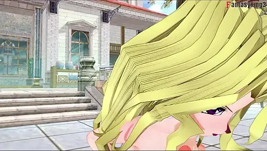 Mai Valentine ateşli ahegao seks - yu gi oh