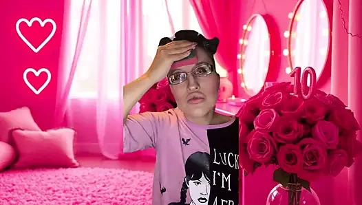 Kadın kılıklı teslimiyet - Findom Goaldigger'dan kırılgan beta klibim için asmr hakimiyeti ve dudak servisi