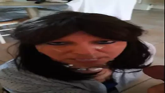 Candice Fransız travesti berbat horoz derin