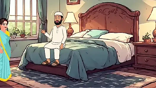 Üvey erkek komşusu evli teyze ile seks yapıyor ev hanımı aldatıyor