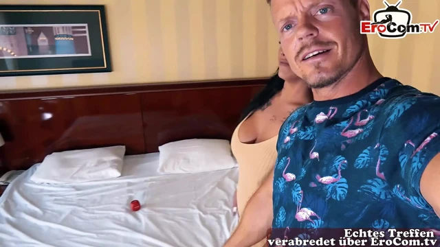 Alman latin bekar sürtük ile gerçek kör randevu gösterisi