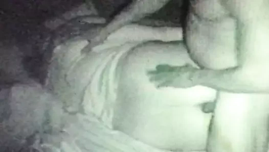 Waking bbw yukarı ile bbc ve vibratör