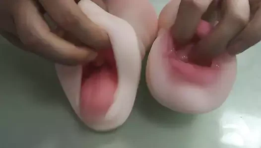 Boca masturbador en prueba