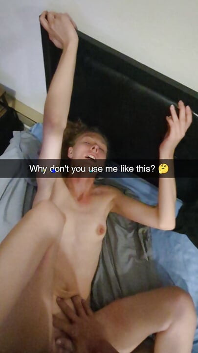 Wife Smokes and Cheats While Home Alone and Cucks Her Husband on Snapchat. Cumslut Can't Stop Cumming