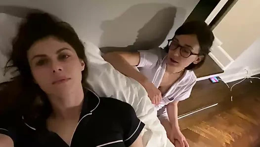 seksi alexandra d &amp; kate - yastık konuşma