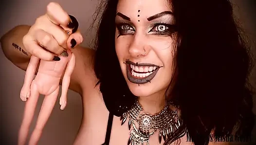 Canlı kamera voodoo itaatsizlik için fiziksel ceza