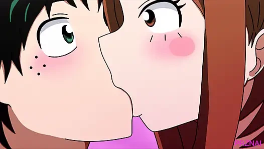 Izuku ve ochako aşk seks, benim kahraman akademim