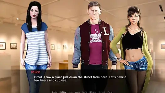 Yazın kaltak günleri: sürtük ve inek kız bir gece kulübüne giriyor-ep3