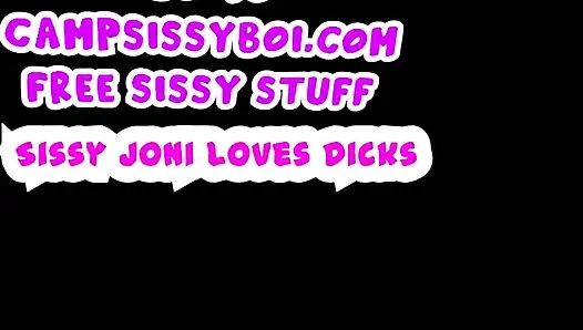 Closed Captioned Sissy Joni Loves Dicks