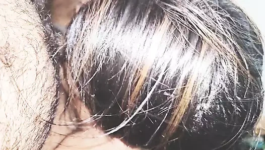 Hintli kadının ağzına boşalma