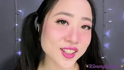 Güzel Asyalı yüzüne yakın mastürbasyon teşviki -asmr 31 talimatı