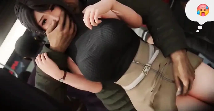 Genç kız halka açık trende dölleniyor