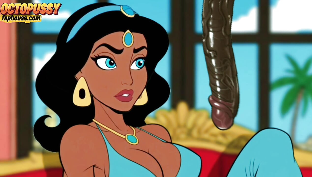 Futanari. Büyük yaraklı prenses Jasmine kızı. Porn Aladdin Series.