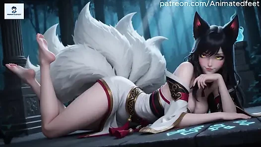 Ahri League of Legends Animasyon Hentai Anal