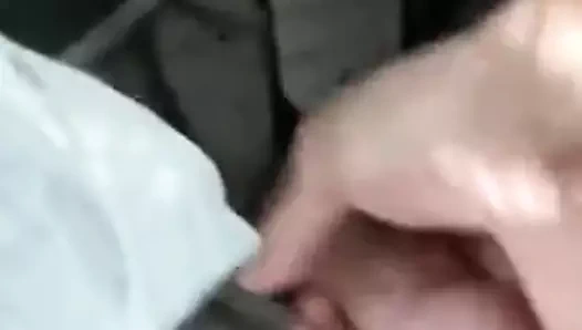 Parkta el işi sıcak japon ile