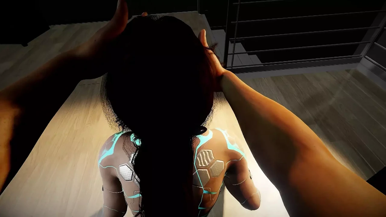 Fucking a Robotic Sex Doll on the Floor POV