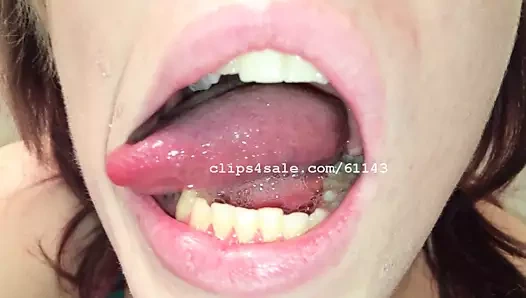 Ağız fetişi - kristy'nin ağzı