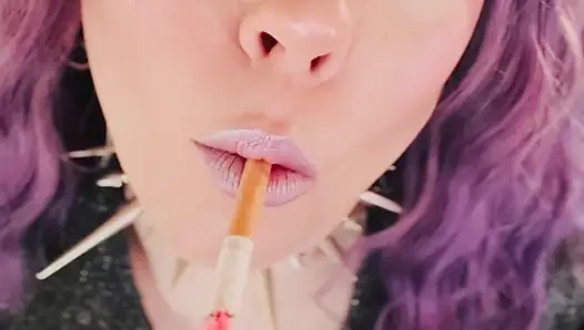 All Dangles From You Smoking Queen, Tina Snua! Close Up With Lots Of Smoke!