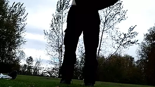 Caught on the golf course