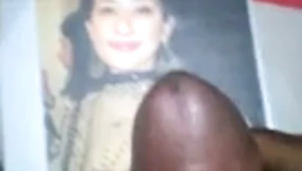 Manisha Koirala'nın üzerine boşal