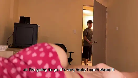 Seksi iç çamaşırlı odamda bir yabancı... Sonunda seks yapıyoruz - uzay yapımları