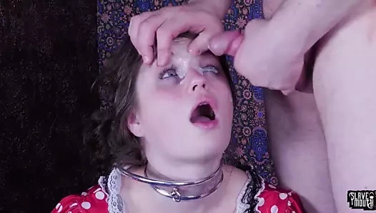 Ayak yalama genç köle derin boğaz horoz