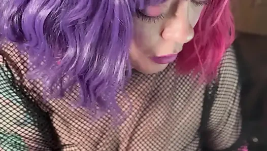 Your Smoking Queen, Tina Snua, Smoking A Cork Cigarette In Satin Gloves & Jewellery - Smoke Rings OMI OME Drifting Snap inhales