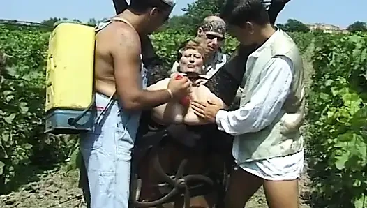 The granny boss become the fuck from here boys