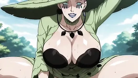 Siyah clover hentai cadı kraliçesi (yapay zeka)