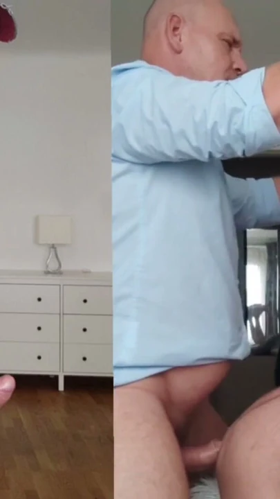 Şişman yaraklı seksi baba arkadaşıyla sikişiyor. Eşcinsel anal dölleme.dexterxxl | Klip 2