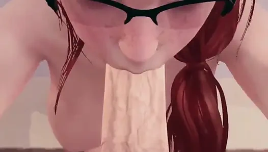 Orta yaşlı seksi üvey anne üvey oğluna iki kez boşalmasına yardım ediyor