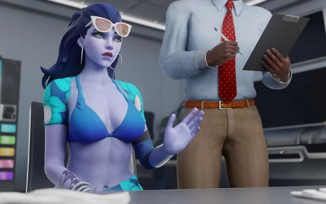 Widowmaker havaalanı macerası yaz tatilden önce büyük zenci yarağı overwatch porno