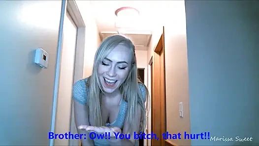 Kaltak üvey kız kardeş seni küçük küçültüyor