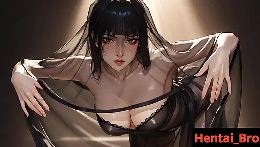 Büyük memeli seksi tesettürlü kız banyo yapıyor