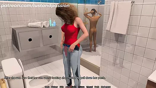 Awam #6 duş alırken çişini yaptı