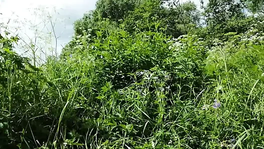 Dışarıda tarlada seviştim