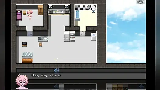 Pembe götlü sürtük büyük göğüslerini ve sürtük vücutlarını gösteriyor mina - hentai oyun