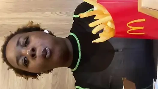 Public McDonald's Mukbang