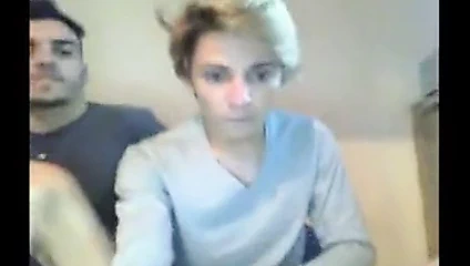 Blonde Twink Takes Asian Guys Meat.