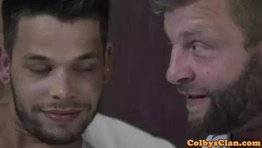 Muscular jock sikikleri kenarlı iri parça taşaklar derin