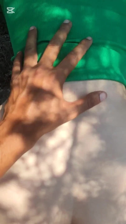 Epic moment from "Step brother Fucked Big Ass Step step while hiking in Jungle - Public Outdoor Doggy style for the big tits"