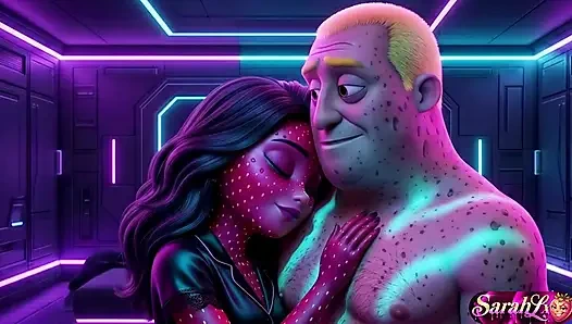 Yatak odasında romantik çift a-i hentai asmr