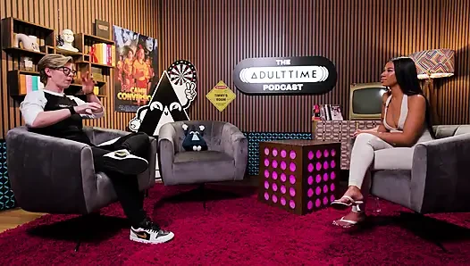 Ameena Green Striptizci kökenleri, osurma videoları ve anime hayranları | Adult Time Podcast