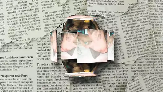 Eğlenceli klip öpüşme ve açgözlü